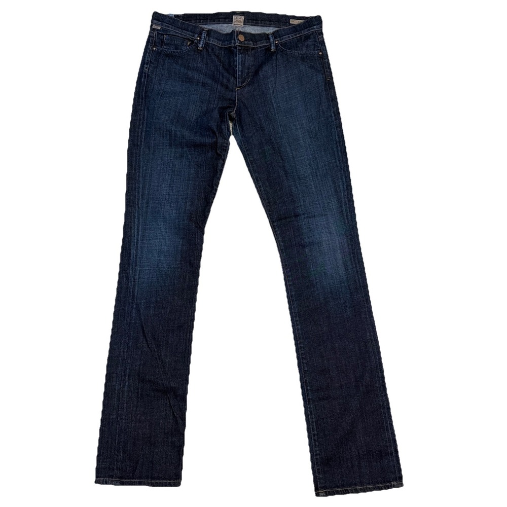 Citizens of Humanity Ava Low Rise Straight Leg Jeans Womens Size 31 (34x33) Dark